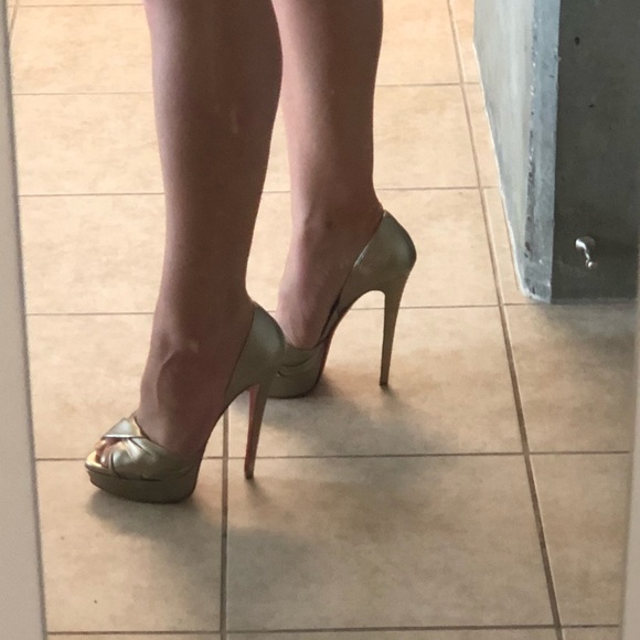 Christian Louboutin Volpi 150 - gold - Picture 8 of 8